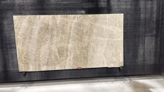 Taj Mahal Quartzite remnant, 74" x 34"