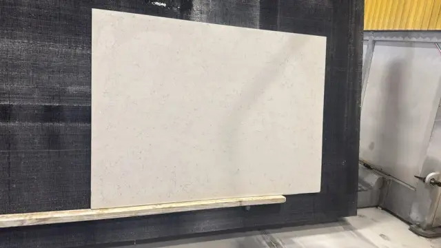 MSI fairy white Quartz remnant, 64" x 46"