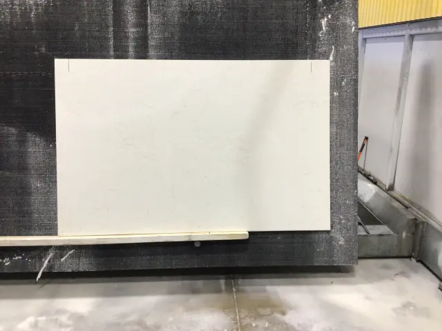 Vicostone Golden Polaris Quartz remnant, 64" x 37"