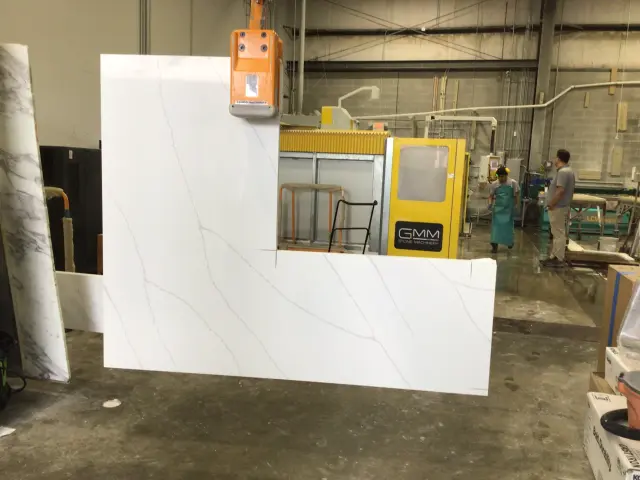 MSI Calacatta Ultra Quartz remnant, 59" x 29"